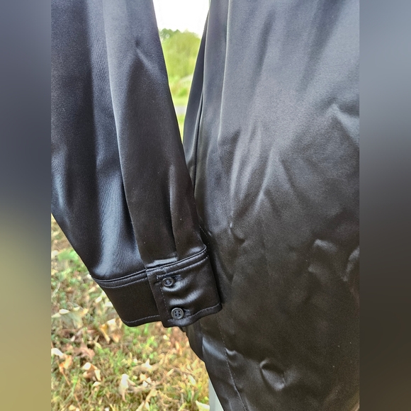 Intempo Black Satin Tunic - Picture 4 of 11